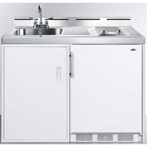 imageSummit C48ELGLASS Kitchen All in One Combination Unit WhiteWhite