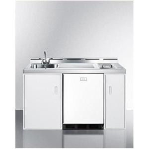 imageSummit C60ELGLASS Kitchen All in One Combination Unit White