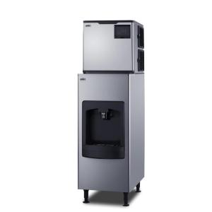 imageSummit Commercial Ice Machine with Ice Dispenser 350 lbs Clear Ice Production Per Day 130 lbs of Storage Energy Star Certified  BIM350KDISP