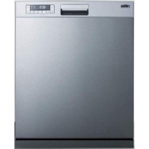 imageSummit DW2435SSADA 24quotquot ADA Compliant Dishwasher with 12 Place Settings 5 Cycles Digital Touch Control Energy Star in Stainless Steel
