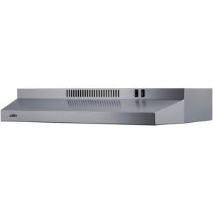 imageSummit H36RSSADA 36quot ADA Compliant Under Cabinet Convertible Range Hood White Finish Top or Rear Exhaust TwoSpeed Fan CharcoalAluminum Mesh Filter Rocket Switch TAA Compliant 36 Inch30 Inch