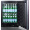 imageSummit 24 Beverage Center 50 cuft Capacity Builtin Minibar Panel Ready SCR610BLSDIF Panel Not IncludedPanel Ready