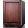 imageSummit 24 Beverage Center 50 cuft Capacity Builtin Minibar Panel Ready SCR610BLSDIF Panel Not IncludedPanel Ready