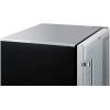 imageSummit Appliance SCR600BGLMBL Commercial 55 CuFt Glass Door 24 Wide Beverage Center with Stainless Steel Work Surface Front Lock Automatic Defrost and PreInstalled 1 High CastersBlack