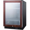 imageSummit Appliance Summit SCR610BLPNR Summit SCR610BLPNR 24 Inch Wide 5 Cu Ft Energy Star Rated Beverage MerchandiserPanel Ready