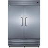 imageAccucold SCRR432 Commercial ReachIn Refrigerator 3861 cuft Capacity Automatic Defrost Type Fancooled Interior Interior Light Magnetic Door Gasket Selfclosing Doors Casters Included