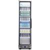 imageSummit Appliance SCR1105LH Commercial Beverage Merchandiser Designed for the Display and Refrigeration of Beverages and Sealed Food Lefthand Door Swing Selfclosing Door Digital Thermostat
