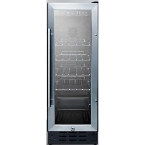 imageSummit 12 Beverage Center 22 cuft Capacity Stainless Steel amp Glass SCR1225B