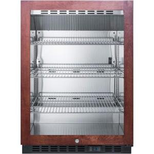 imageSummit Appliance Summit SCR610BLPNR Summit SCR610BLPNR 24 Inch Wide 5 Cu Ft Energy Star Rated Beverage MerchandiserPanel Ready