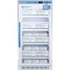 imageACCUCOLD 8 Cu Ft Vaccine Refrigerator NIST Data Logger Included Medical Refrigerator 2 to 8C Range Glass Door ARG8PVDL2B