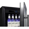 imageSummit 18 Beverage Center 27 cuft Capacity ADA Compliant Stainless Steel amp Glass SCR1841BADAGlassBlack
