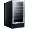 imageSummit 18 Wine Cellar 28 Bottle Capacity 33 cuft BuiltIn Wine Cellar ADA Compliant Stainless Steel SWC182ZADA