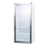 imageSummit 22 Full Size Beverage Cooler Refrigerator with Reversible Glass Door  Commercial Display Fridge for Wine Soda  90 Cu Ft 5 Adjustable Shelves 2125W x 225D x 48H White 115V NSF