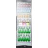 imageSummit 24 Full Size Beverage Cooler Refrigerator with Glass Door  Commercial Display Fridge for Wine Soda  126 Cu Ft 6 Adjustable Wire Shelves 24W x 24D x 698H Stainless Steel White NSF