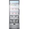 imageSummit Appliance ACR1415LH Accucold 24 Wide Pharmaceutical Allrefrigerator with Left Hand Door Swing Glass Door Lock Digital Thermostat and a Stainless Steel Interior amp Exterior Cabinet