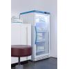 imageSummit Appliance ARG8PV PharmaVac Performance Series 8 CuFt Upright Commercial Vaccine Allrefrigerator with Glass Door Automatic Defrost Digital Thermostast and White Cabinet