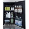 imageSummit Appliance FF195CSSIF Commercially Approved AllRefrigerator Builtin or Freestanding Use Auto Defrost PanelReady Door Wood Panels Not Included Stainless Steel CabinetPanel Ready