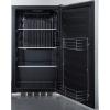 imageSummit Appliance FF195H34CSS Commercially Approved Energy Star Certified AllRefrigerator for Builtin or Freestanding Use with Auto Defrost Stainless Steel Door Lock and Stainless Steel CabinetStainless Steel