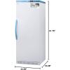 imageSummit Appliance MLRS12MC Accucold MOMCUBE AllRefrigerator For Breast Milk Storage LED display Door alarm 12 cuft Capacity CDCcompliant temperature Easygrip handle 7 Adjustable Shelves Door Lock