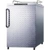 imageSummit Appliance SBC635MOSNKDPL Freestanding Residential Outdoor Beer Dispenser with Auto Defrost Digital Thermostat Diamond Plate Door Stainless Steel Wrapped Exterior and Towel Bar Handle
