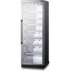 imageSummit Appliance SCR1401RI FullSize Commercial Beverage Merchandiser with Selfclosing Glass Door Right Hand Door Swing Sheet Pans and Adjustable Tray Supports Black Cabinet and Removable DollyStainless Steel