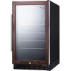 imageSummit Appliance SCR1841BPNRADA 18 Wide Builtin Beverage Center Stainless Steel PanelReady Door Trim Panel Not Included ADA Compliant 27 cuft Capacity Digital Thermostat Automatic Defrost