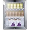 imageSummit Appliance SCR314L Compact Beverage Center 21 cuft Automatic Defrost Interior LED Light Adjustable Thermostat Sealed Back Front Lock