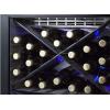 imageSummit Appliance SCR610BLXPNR Builtin Undercounter Commercially Listed Wine Cellar with PanelReady Door Trim Stainless Steel Interior Diamond Style Shelving Digital Controls Lock amp Black Cabinet