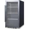 imageSummit Appliance SPR488BOSH34 Shallow Depth IndoorOutdoor Beverage Cooler 313 cuft Capacity 1775 Depth Weatherproof Design Sealed Back Factory Installed Lock LED Lighting Black Interior