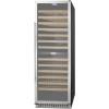 imageSummit Appliance SWC1966B 24 Wide Dual Zone Wine Cellar For BuiltIn or Freestanding Use with Glass Door with Stainless Steel Trim Digital Thermostat Wooden Shelving and FactoryInstalled Lock