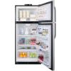 imageSummit BKRF21SS 30 Top Freezer Refrigerator with 204 cu ft Capacity Temperature Alarm Crisper Door Storage and Frost Free Operation in Stainless SteelWhite