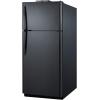 imageSummit BKRF21SS 30 Top Freezer Refrigerator with 204 cu ft Capacity Temperature Alarm Crisper Door Storage and Frost Free Operation in Stainless SteelStainless Steel