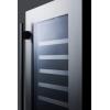 imageSummit CL18WCCSS 18 Classic Collection Wine Cellar with 29 Bottle Capacity in Stainless steel