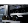 imageSummit SWC3668ADA 36 Undercounter Dual Zone Wine Cooler with 68 Bottle Capacity LED Lighting Digital Thermostat Factory Installed Locks in Stainless