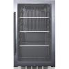 imageSummit Appliance SPR488BOSH34 Shallow Depth IndoorOutdoor Beverage Cooler 313 cuft Capacity 1775 Depth Weatherproof Design Sealed Back Factory Installed Lock LED Lighting Black Interior