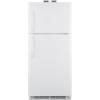 imageSummit BKRF21SS 30 Top Freezer Refrigerator with 204 cu ft Capacity Temperature Alarm Crisper Door Storage and Frost Free Operation in Stainless SteelWhite