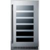 imageSummit CL18WCCSS 18 Classic Collection Wine Cellar with 29 Bottle Capacity in Stainless steel