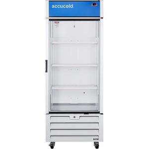 imageAccucold ACR1818 30 Wide Healthcare RefrigeratorM 1626 cuft Capacity Automatic Defrost LED Lighting Operates Between 2 and 8 Deegrees Celsius Factory Installe Lock SelfClosing Door