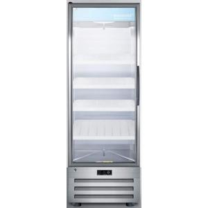 imageSummit Appliance ACR1415LH Accucold 24 Wide Pharmaceutical Allrefrigerator with Left Hand Door Swing Glass Door Lock Digital Thermostat and a Stainless Steel Interior amp Exterior Cabinet