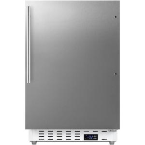 imageSummit Appliance ALFZ36SSHV 20 Wide BuiltIn AllFreezer ADA Compliant ADjustable Thermostat BuiltIn Capable Temperature Alarms 3 Thick Door 268 cuft Capacity Manual DefrostWhite