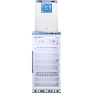 imageSummit Appliance ARG8PVFS30LSTACKMED2 24 Wide AllRefrigeratorAllFreezer Combination Includes ARG8PV Allrefrigerator with Silverion Handle and FS30LMED2 Compact Allfreezer