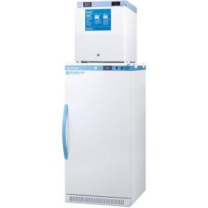 imageSummit Appliance ARS8PVFS24LSTACKMED2 Stacked Combination of PharmaVac ARS8PV 24 Wide Allrefrigerator and FS24LMED2 Compact Manual Defrost Allfreezer for Vaccine Storage