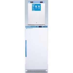 imageSummit Appliance ARS8PVFS30LSTACKMED2 24 Wide AllRefrigeratorAllFreezer Combination Includes ARS8PV Allrefrigerator with Silverion Handle and FS30LMED2 Compact AllFreezer