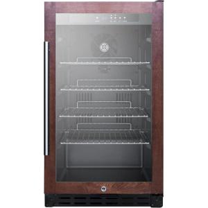 imageSummit Appliance SCR1841BPNRADA 18 Wide Builtin Beverage Center Stainless Steel PanelReady Door Trim Panel Not Included ADA Compliant 27 cuft Capacity Digital Thermostat Automatic Defrost