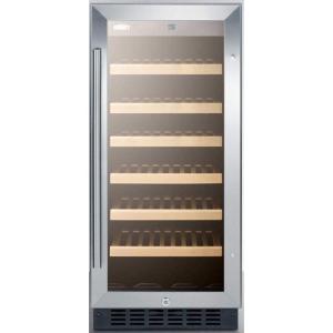 imageSummit SWC1535BCSS 15 Wine Cooler with 33 Bottle Capacity in Stainless Steel