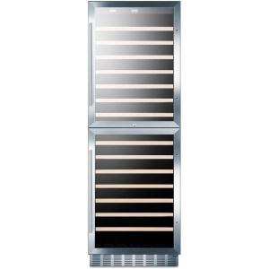 imageSummit SWC1875B Wine Chiller Beverage Refrigerator GlassBlackGlassBlack