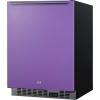 imageSummit Appliance ALFZ53P 24 Wide BuiltIn AllFreezer ADA Compliant Lavender Purple Door 37 cuft Capacity Frostfree Operation Fingerprint Resistant Open Door Alarm
