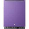 imageSummit Appliance ALFZ53P 24 Wide BuiltIn AllFreezer ADA Compliant Lavender Purple Door 37 cuft Capacity Frostfree Operation Fingerprint Resistant Open Door Alarm