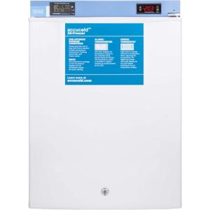 imageAccuCold FS30LMED2 19 Compact Freezer with 18 cu ft Capacity Digital Thermostat Factory Installed Lock Manual Defrost Buffered Temperature Probe and Magnetic Door Gasket in White