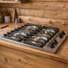 imageSummit 30 Gas Cooktop 4Burner Electric Ignition 115V Gas Cooktop Stainless Steel ZNL053IElectronic